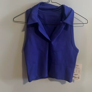 periwinkle Athleta crop tank
